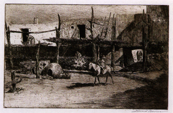 Edward Borein Ramada At Taos