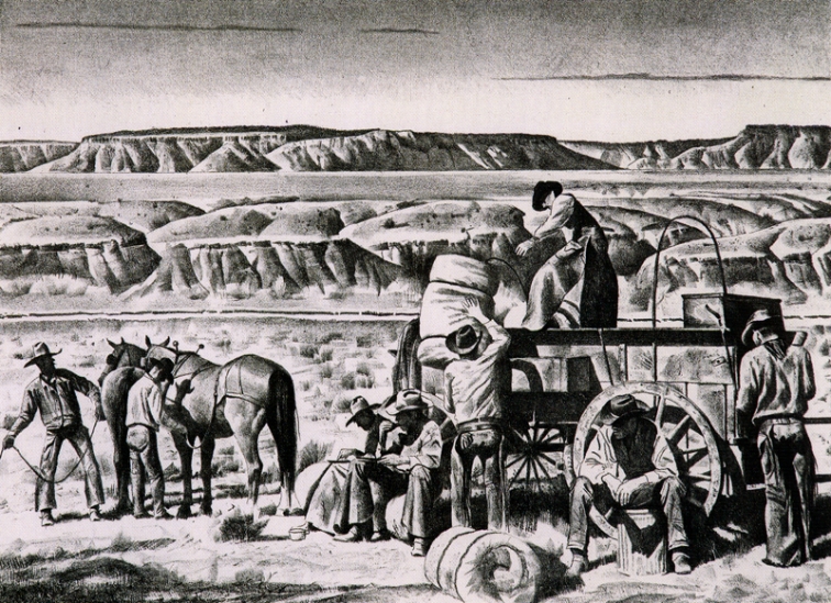 Theodore Van Soelen Working With The Wagon